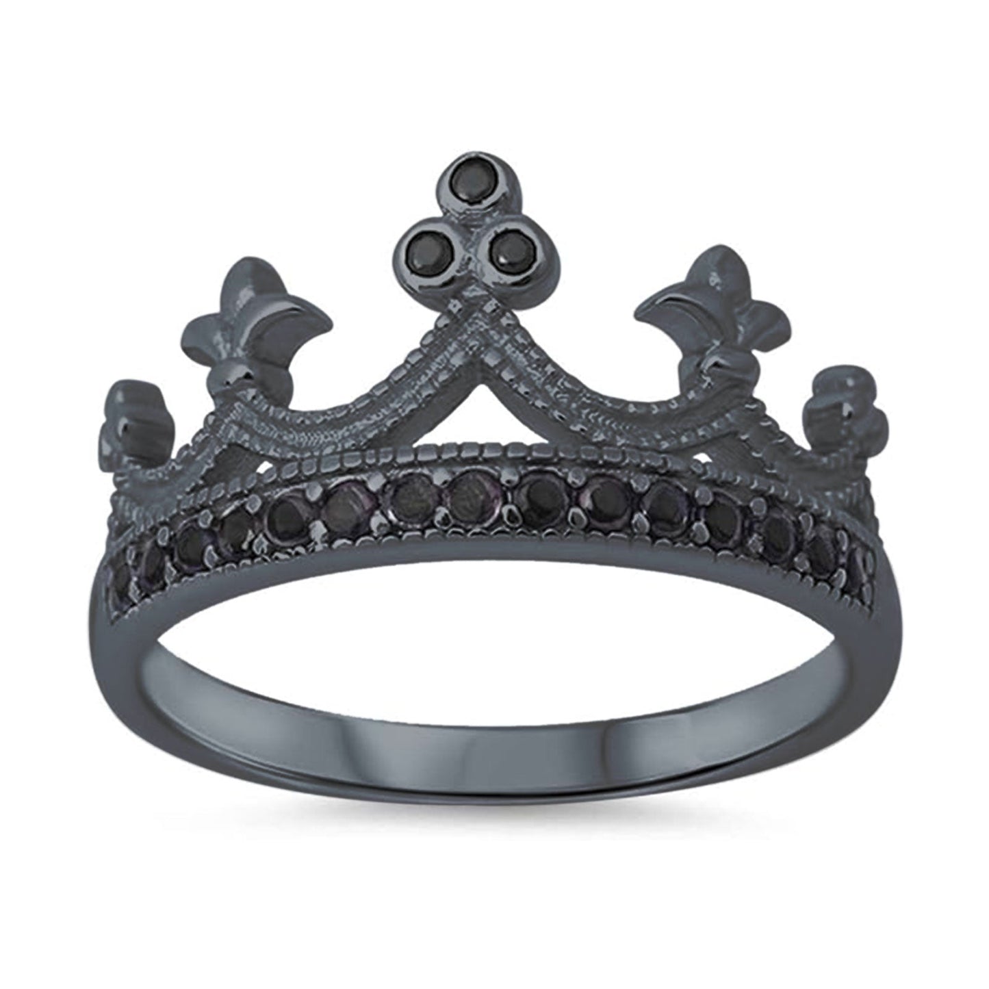 Black Crown Ring