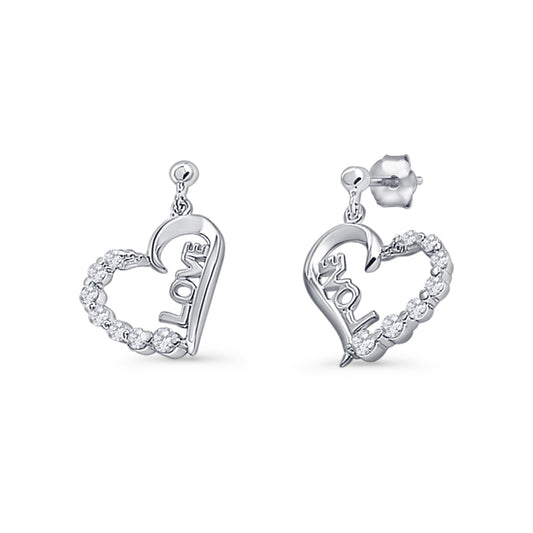 Heart Stud Earring
