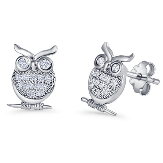 Owl Stud Earrings