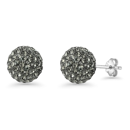 Full Ball Stud Earrings