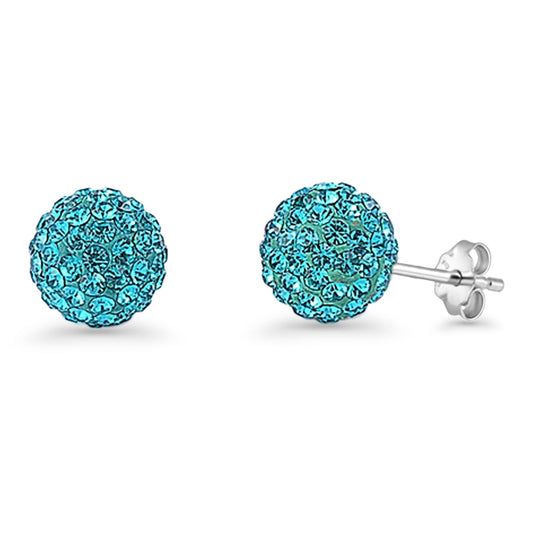 Full Ball Stud Earrings