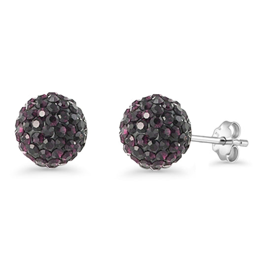 Full Ball Stud Earrings