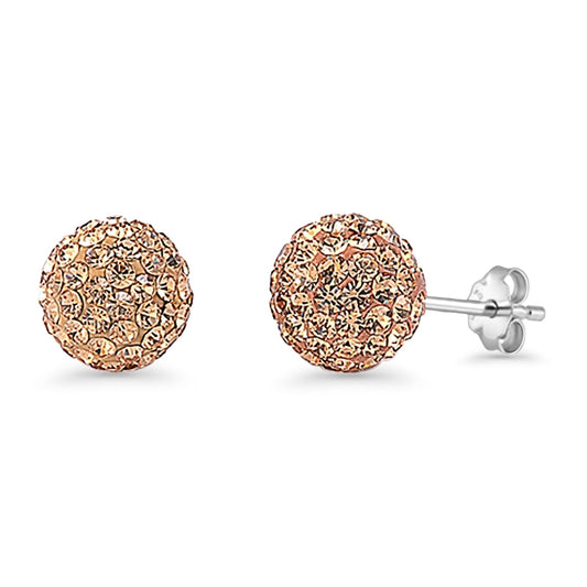 Full Ball Stud Earrings