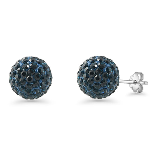 Full Ball Stud Earrings