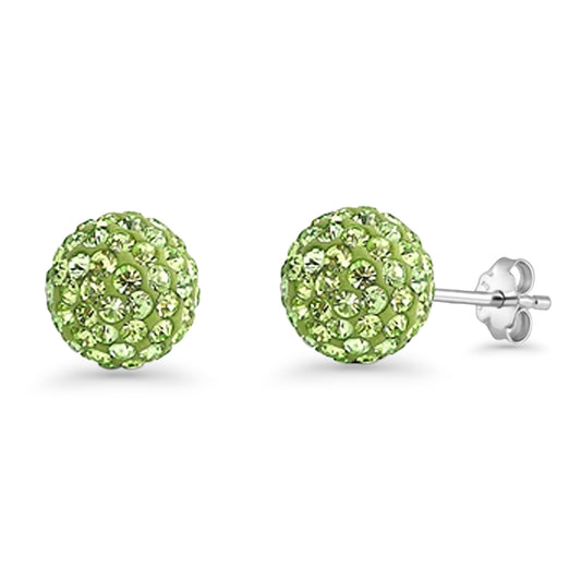 Full Ball Stud Earrings