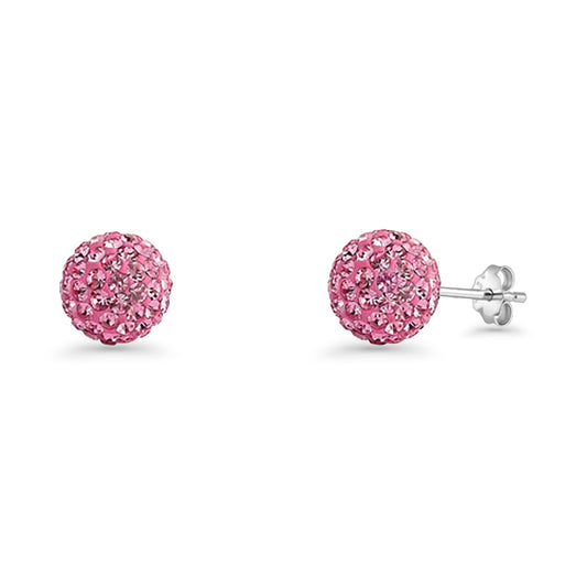 Full Ball Stud Earrings