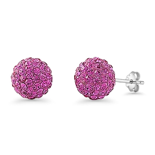 Full Ball Stud Earrings