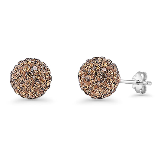 Full Ball Stud Earrings