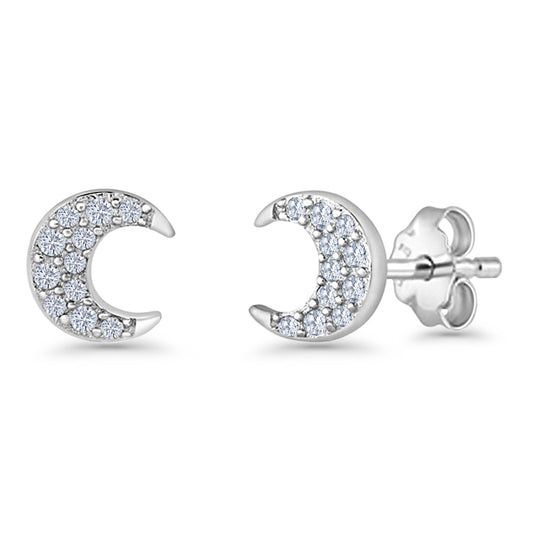Moon Studs Earrings