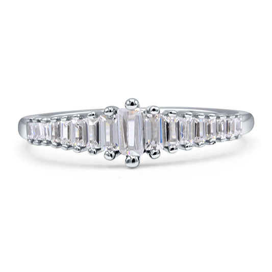Bagauette Traped Ring