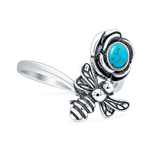 Bee Flower Ring