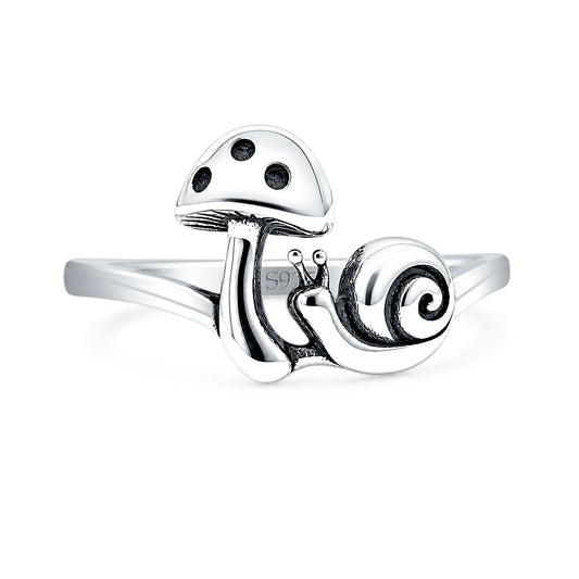 Snail Mushroom Ring