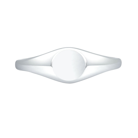 Round Signet Ring