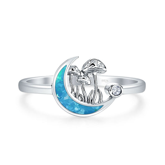 Moon Mushroom Ring