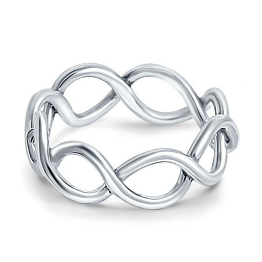 Infinity Braided Crossover Ring