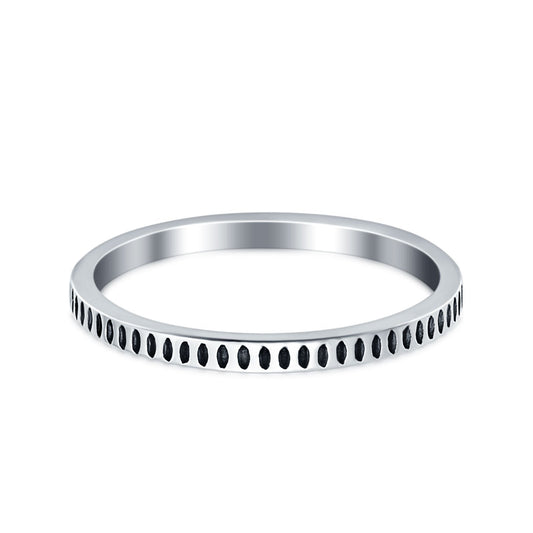 Oxidized Silver Ring