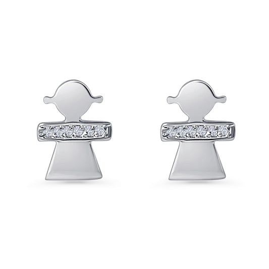Girl Stud Earring