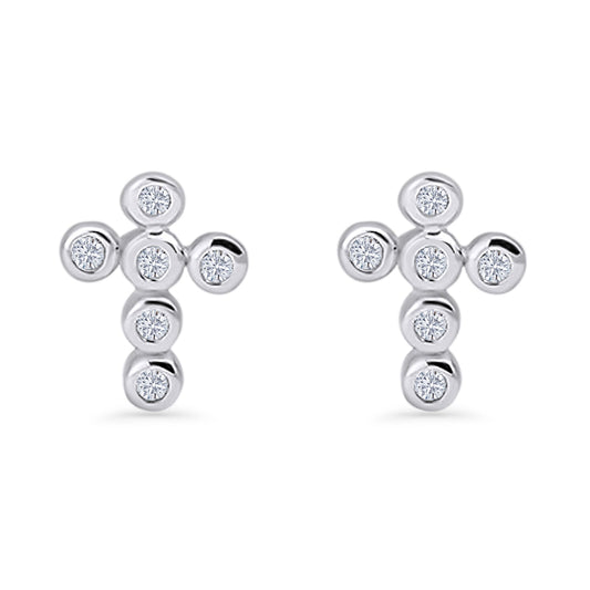 Crisscross Stud Earring