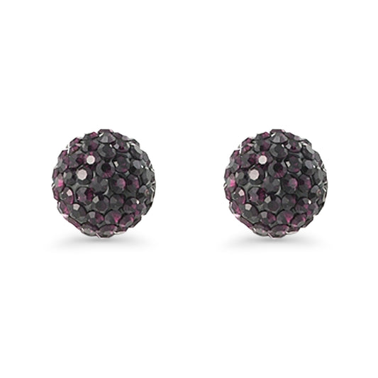 Full Ball Stud Earrings