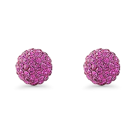 Full Ball Stud Earrings