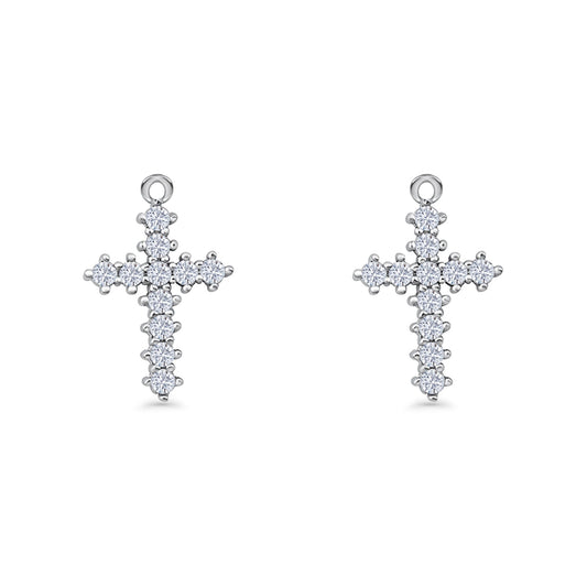 Cross Fishhook Earrings