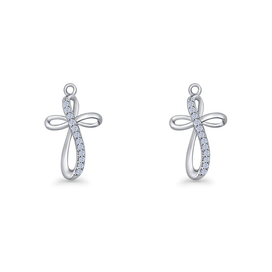 Cross Fishhook Earrings