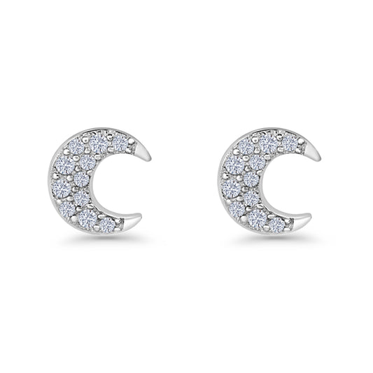Moon Studs Earrings