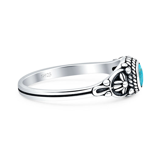 Floral Stone Ring