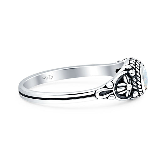 Floral Stone Ring