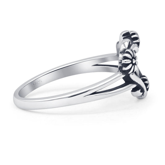 Flower & Heart Ring