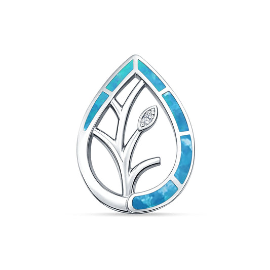 Floral Leaf Pendant