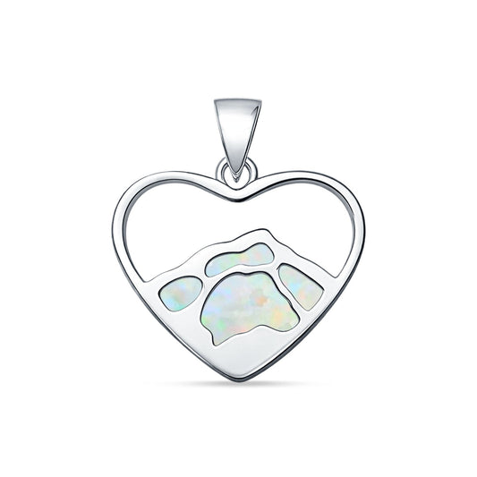 Mountain Heart Pendant