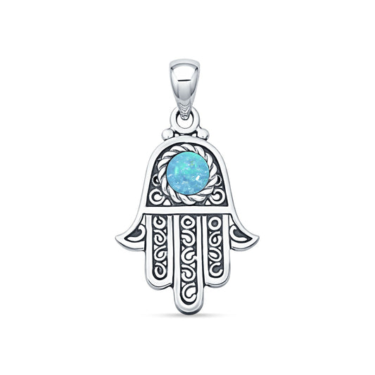 Hamsa Hand Pendant