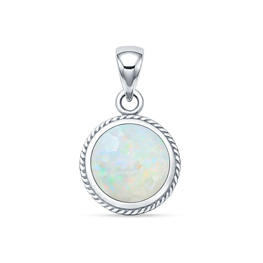 Round Solitaire Pendant