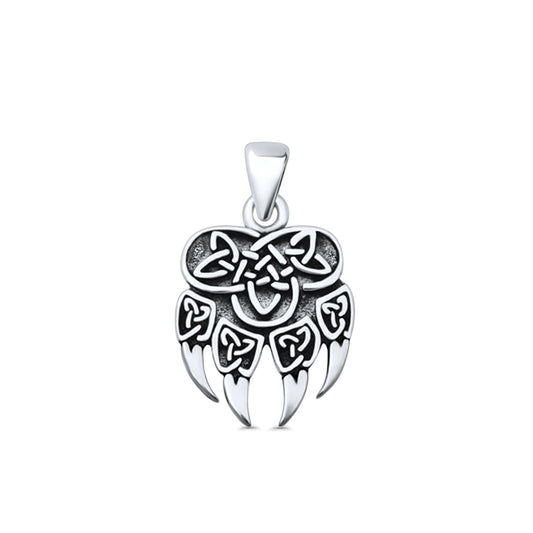 Celtic Bear Paw Pendant