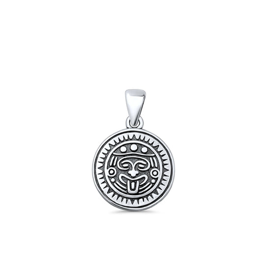 Mayan Aztec Sun God Pendant