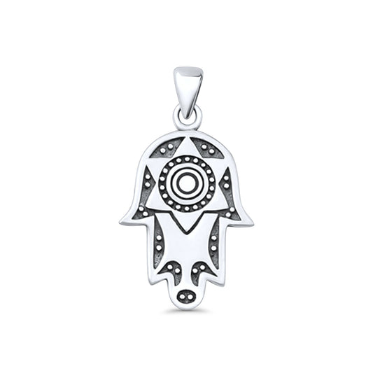 Star Hand Of Hamsa Pendant