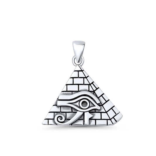 Eye of Horus & Pyramid Pendant