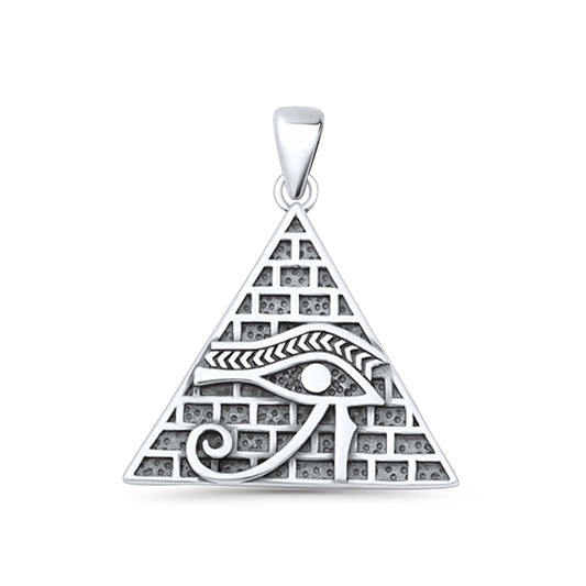 Eye of Horus & Pyramid Pendant