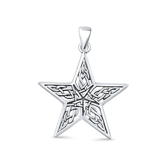Celtic Style Star Pendant