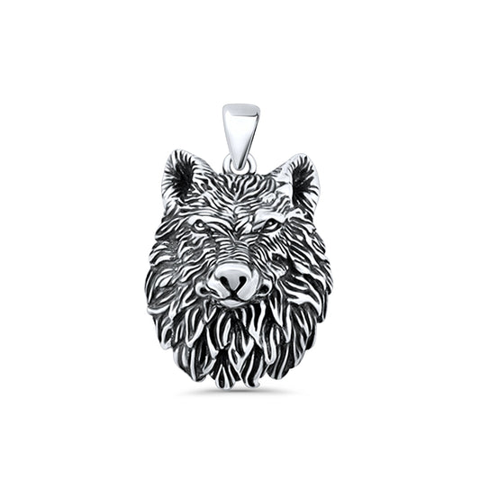 Wolf Head Pendant