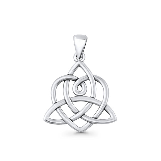 Triquetra & Heart Pendant