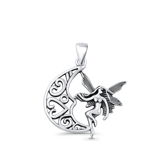 Fairy & Moon Pendant