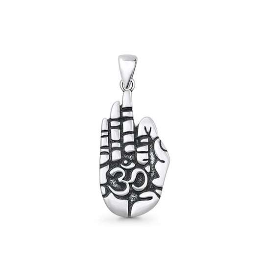 Om & Hand Pendant