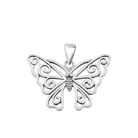 Butterfly Filigree Pendant