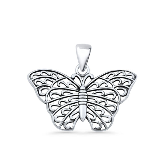 Butterfly Filigree Pendant