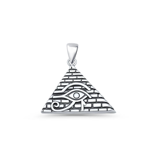Eye of Horus & Pyramid Pendant