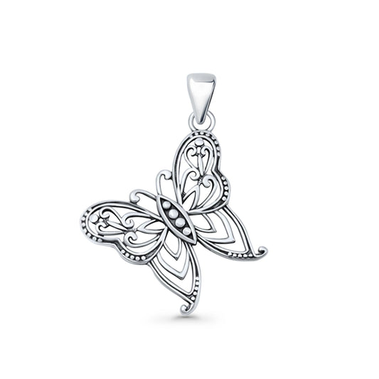 Butterfly Filigree Pendant