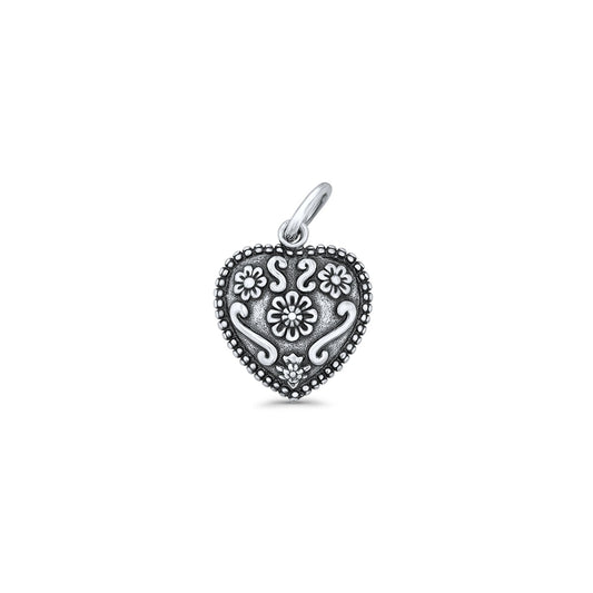 Floral Heart Pendant