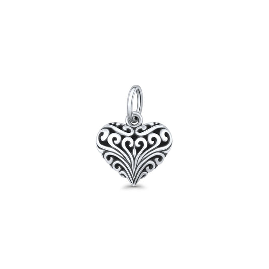 Filigree Heart Pendant